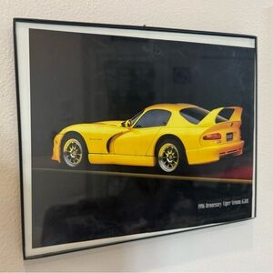 1996 Hennessey Viper Venom 650R Foto Wall Poster Frame with Cristal . Used